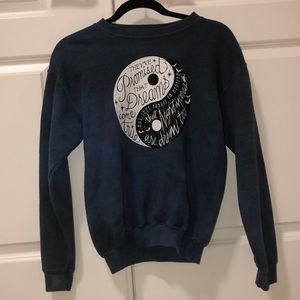 Navy cotton sweater